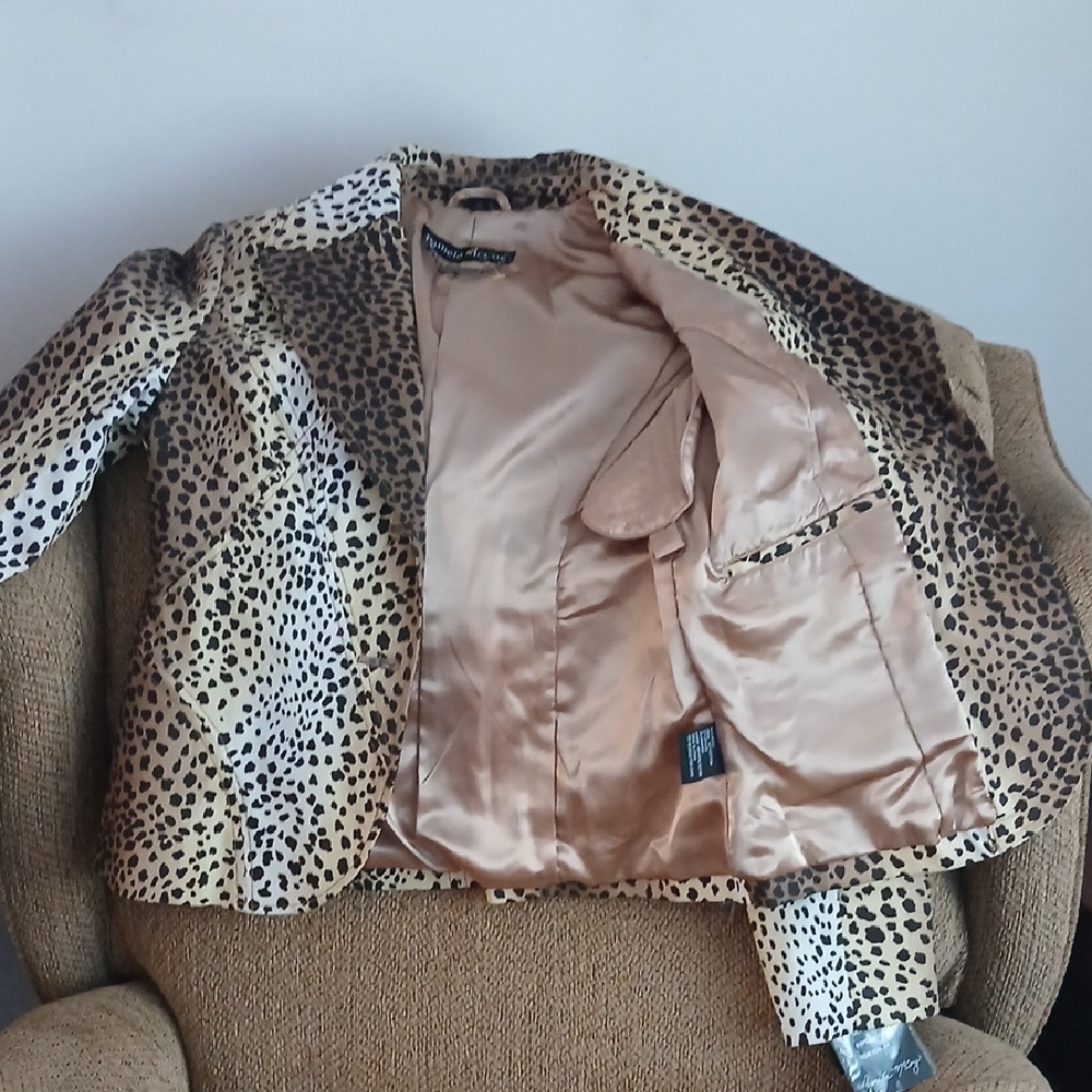 Pamela McCoy Animal Print Blazer and Skirt Set - Picture 7 of 11